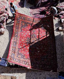 بررسی سلامت فرش در قالی شویی توانیر
