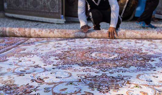 روش اصولی لول کردن قالی در قالیشویی توانیر